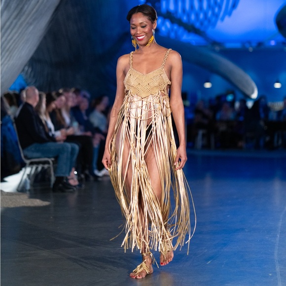 Handmade Macramé Rope Dress GoodVibeGoda Original - Picture 16 of 16